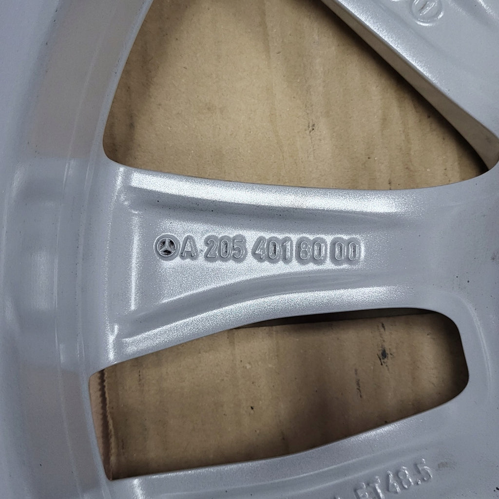 1x Alufelge 17 Zoll 7.0" 5x112 48,5ET Glanz Silber A2054018000 Mercedes-Benz