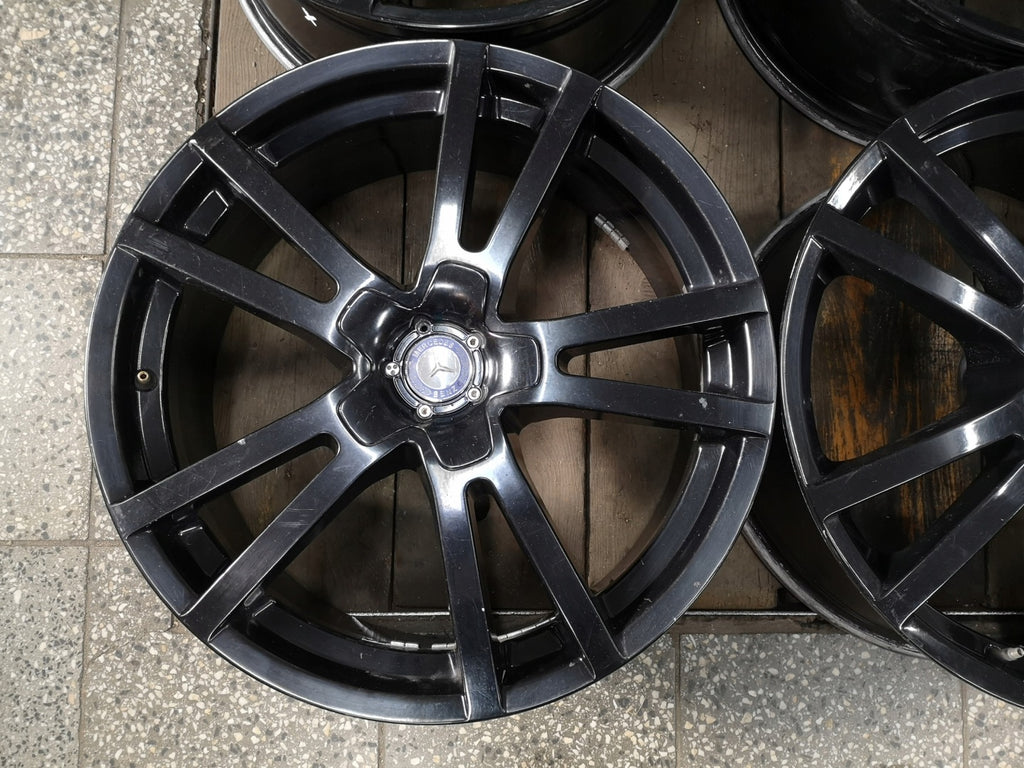 4x Alufelge 20 Zoll 8.5" 5x112 24ET Glanz Schwarz Rim Wheel FEL9486039739dt