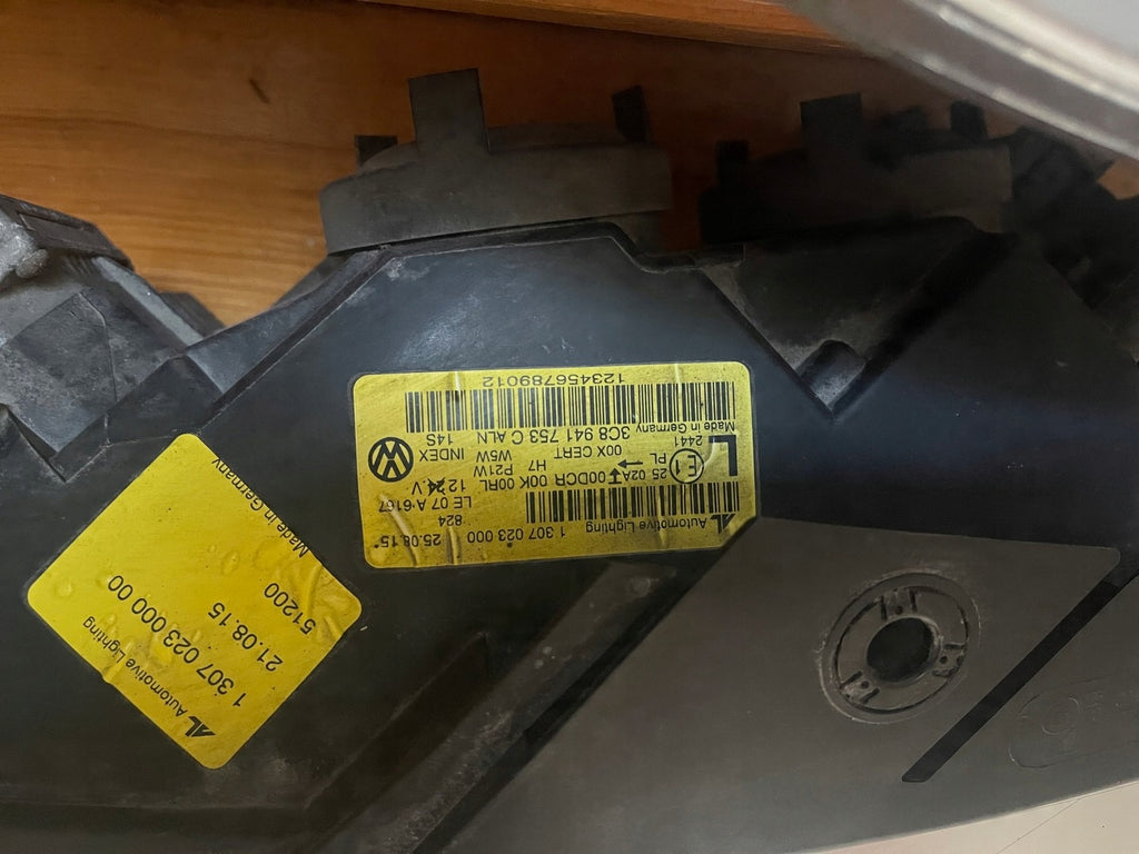 Frontscheinwerfer VW Passat Cc 3C8941753 Rechts Scheinwerfer Headlight