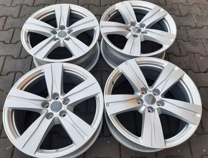 4x Alufelge 18 Zoll 8.0" 5x112 25ET Glanz Silber 4M0601025 Audi Q7 Rim Wheel FEL6367554375yw