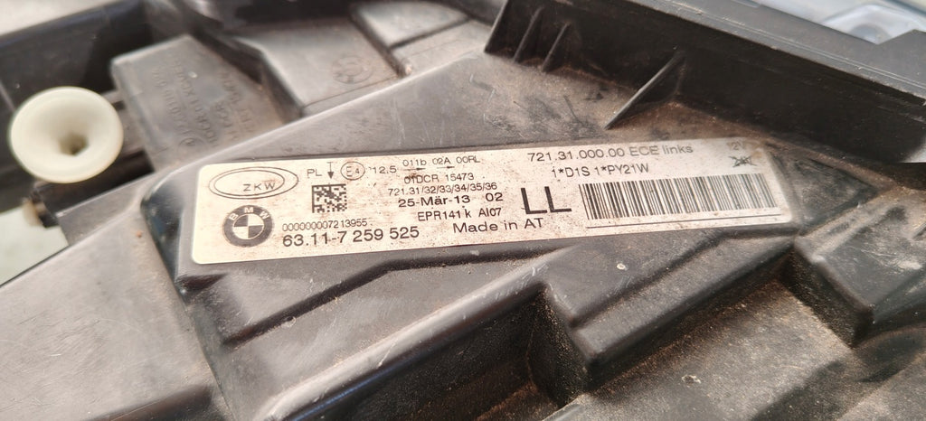 Frontscheinwerfer BMW 3 F30 F31 7259525 Xenon Links Scheinwerfer Headlight SCH8051110580ow