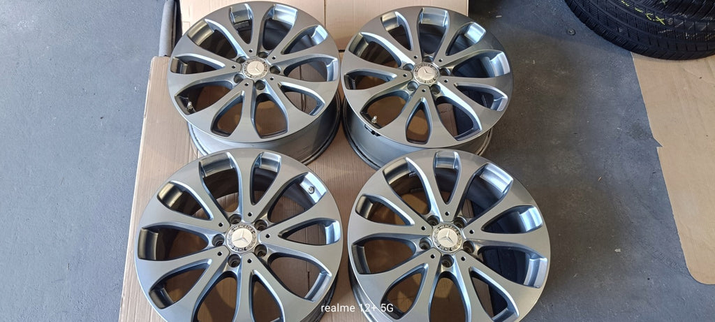 4x Alufelge 18 Zoll 8.0" 5x112 38ET A2534011500 Mercedes-Benz Glc C253 Rim Wheel FEL5318594605br
