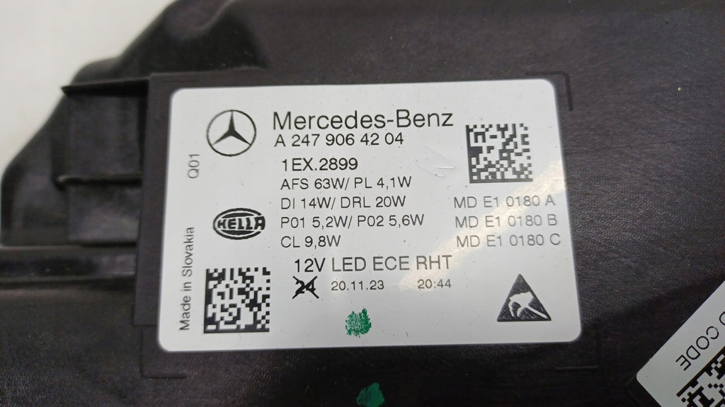 Frontscheinwerfer Mercedes-Benz Gla H247 A2479064204 LED Rechts Headlight SCH1764438188ua