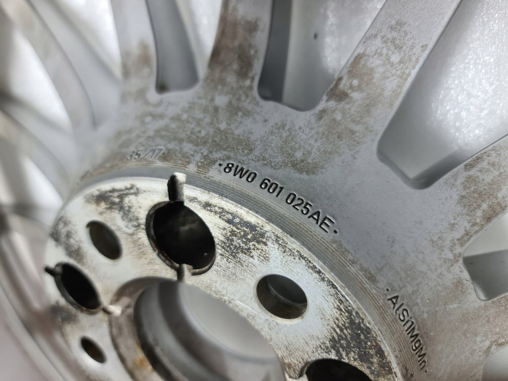 1x Alufelge 17 Zoll 7.5" 5x112 29ET Glanz Silber 8W0601025AE Audi A4 B9 FEL2014765787dw