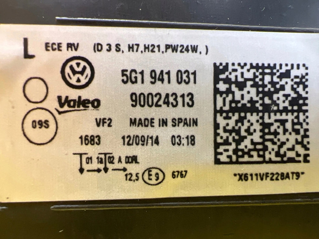 Frontscheinwerfer VW Golf VII 5G1941031 Xenon Links Scheinwerfer Headlight SCH5569743593zh