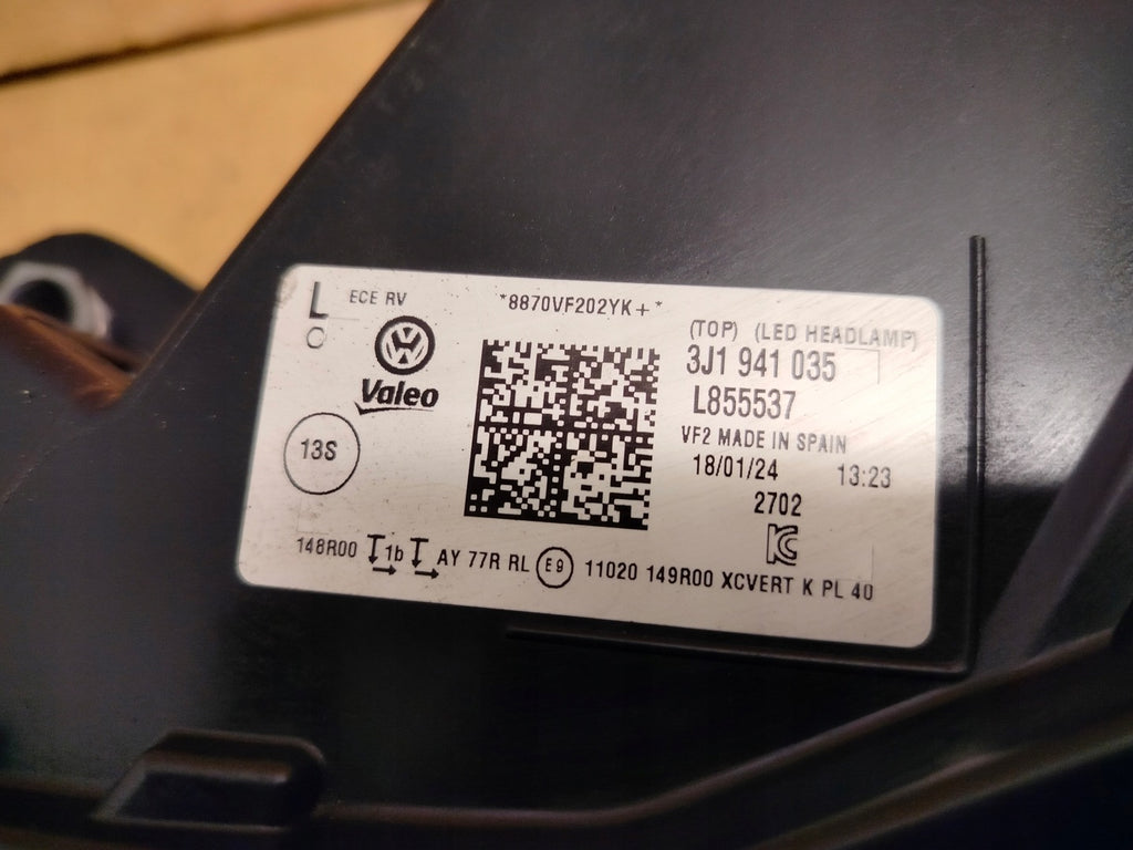 Frontscheinwerfer VW Passat 3J1941035 Full LED Links Scheinwerfer Headlight SCH6452775899gf