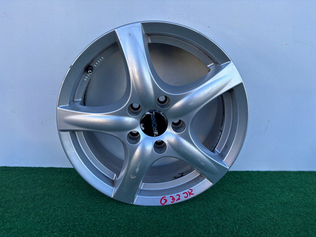 1x Alufelge 16 Zoll 6.5" 5x112 50ET KBA45819 Audi A4 A3 Golf Rim Wheel