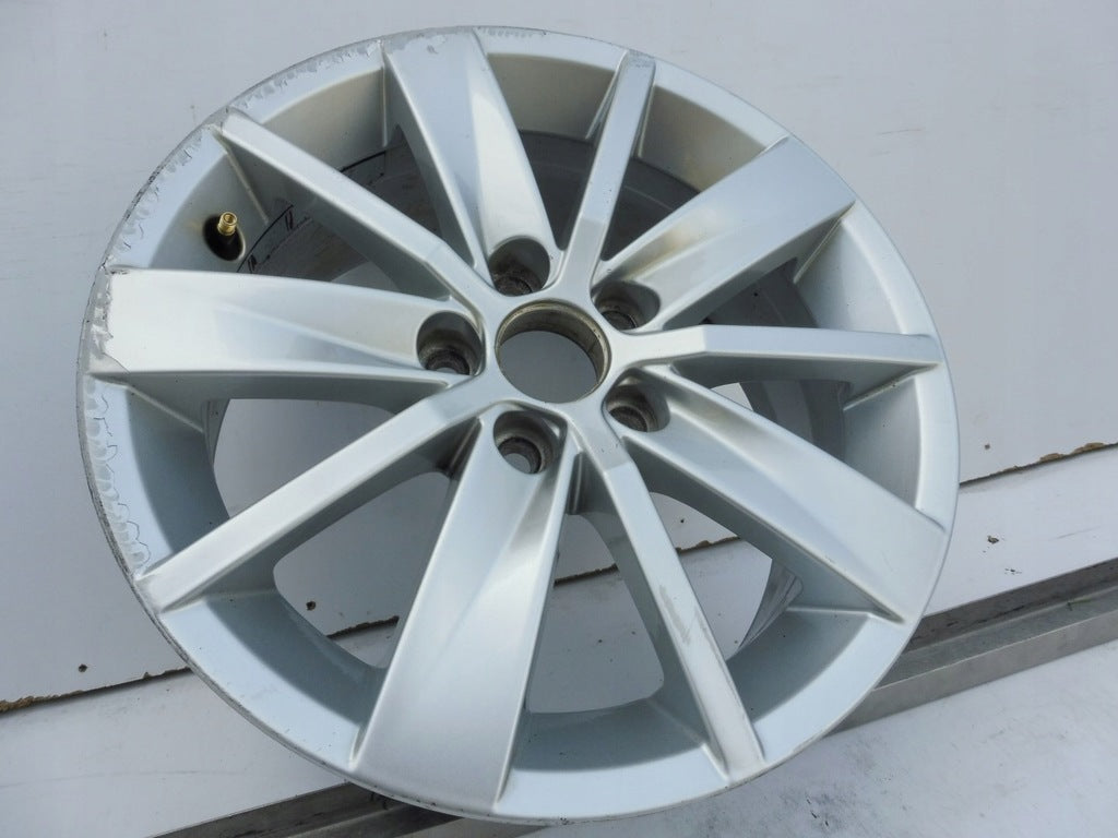 1x Alufelge 15 Zoll 6.0" 5x100 40ET 6C0601025H VW Polo Rim Wheel FEL2897555230wh
