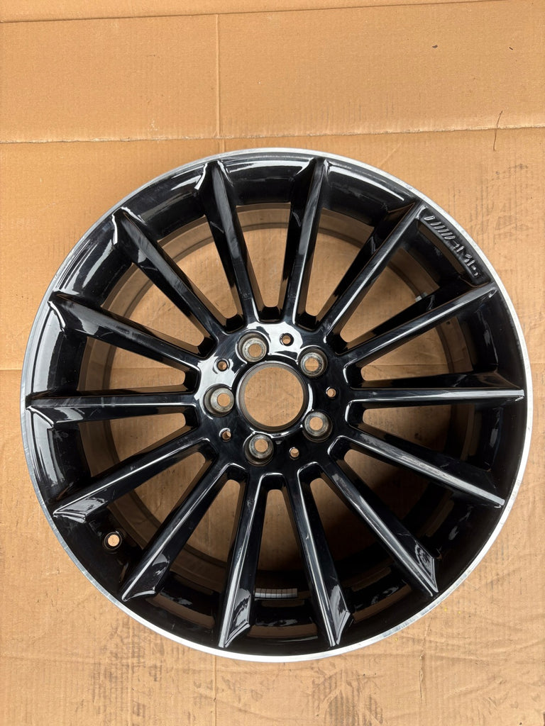 1x Alufelge 19 Zoll 7.5" 5x112 49ET Glanz Schwarz A1774011600 Mercedes-Benz Mg FEL9308514832bk