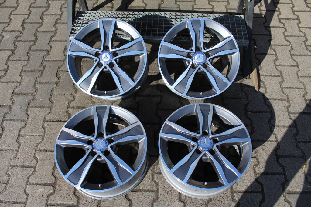 4x Alufelge 17 Zoll 7.0" 5x112 48 5ET A2054010800 Mercedes-Benz W205 Rim Wheel FEL3443254535gg