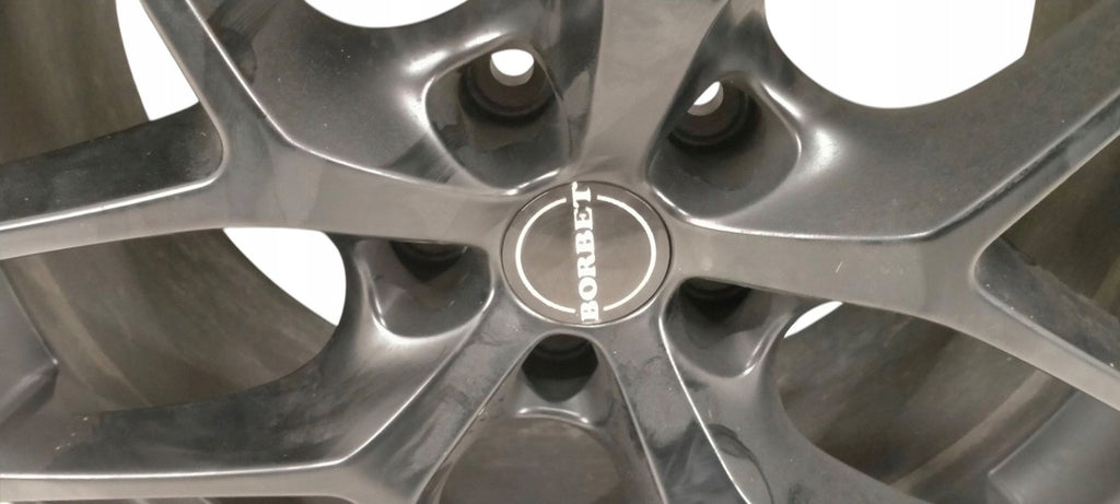 1x Alufelge 18 Zoll 8.0" 5x108 45ET Glanz Schwarz KBA50658 Rim Wheel FEL8545397412lm