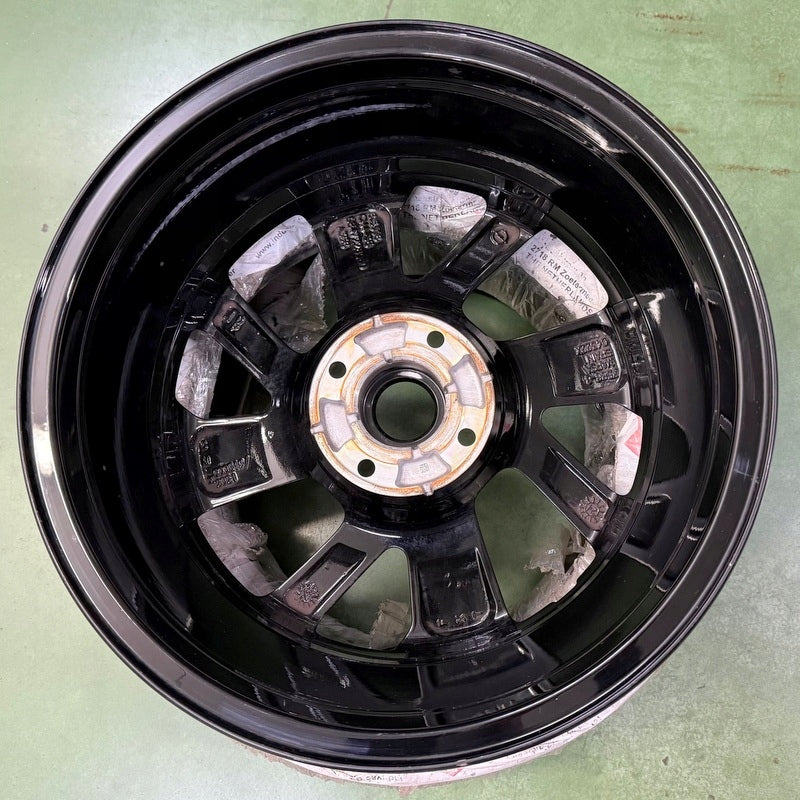 1x Alufelge 16 Zoll 6.5" 4x108 38ET Glanz Schwarz 9847228980- Opel Rim Wheel FEL1812438037cr