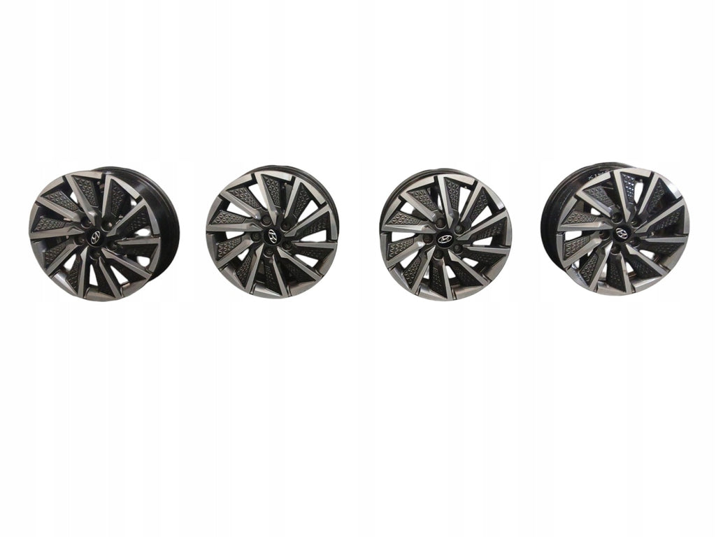 4x Alufelge 16 Zoll 6.5" 5x114.3 50ET Glanz Silber 52910-G7700 Hyundai Ioniq FEL5945584740yz