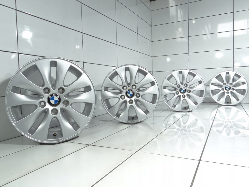 4x Alufelge 16 Zoll 7.0" 5x120 44ET Matt Silber 6774684 BMW Rim Wheel FEL5625882186sv