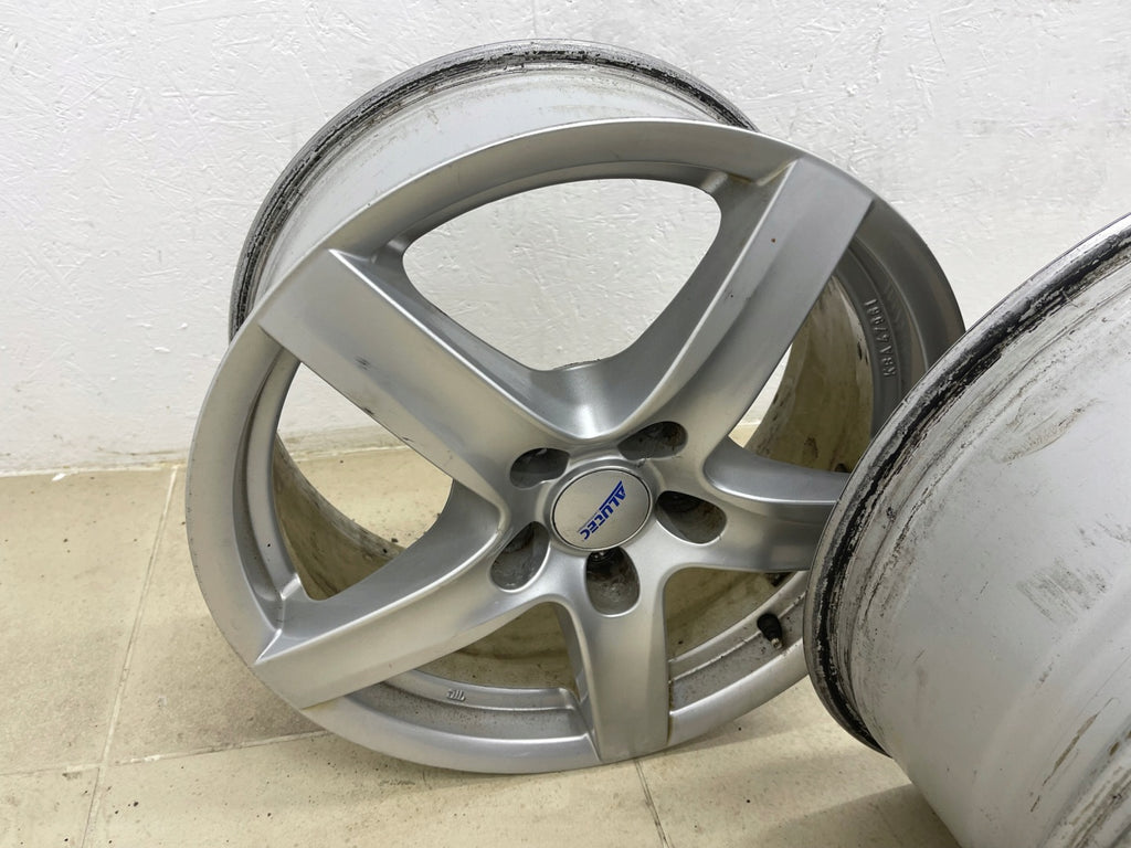 4x Alufelge 18 Zoll 8.0" 5x112 52ET Glanz Silber KBA47961 Audi Q7 Touareg FEL5122605755rz