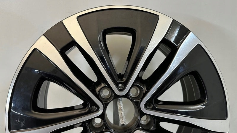 1x Alufelge 17 Zoll 6.5" 5x112 44ET Glanz Schwarz A1774012900 Mercedes-Benz