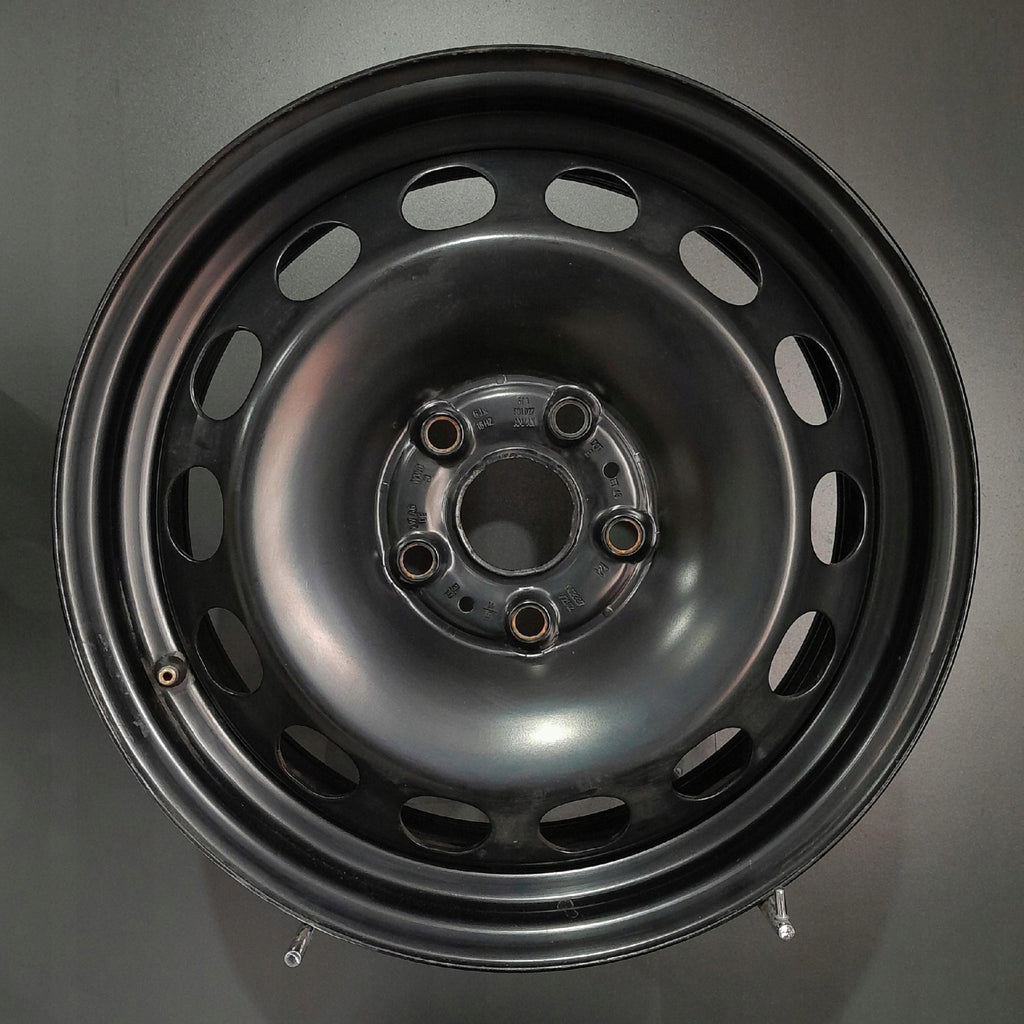 4x Alufelge 16 Zoll 6.0" 5x112 43ET Glanz Schwarz 5Q0601027AM VW I Rim Wheel FEL1970048946vs
