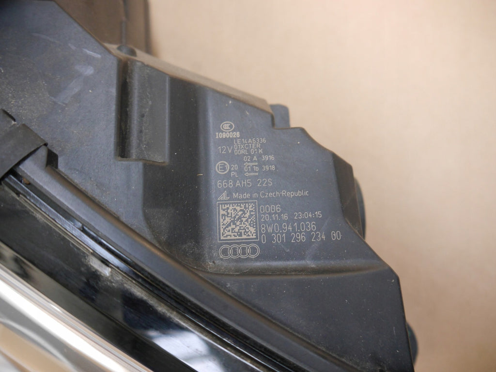 Frontscheinwerfer Audi A4 B9 8W0941036 LED Rechts Scheinwerfer Headlight SCH9043635189wc