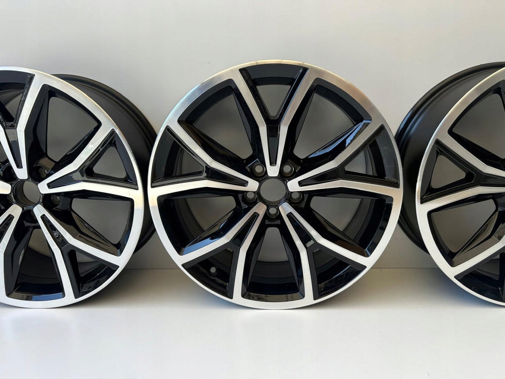 4x Alufelge 18 Zoll 7.0" 5x112 39ET Glanz 2GM601025P VW T-Cross Rim Wheel FEL5684555230uz