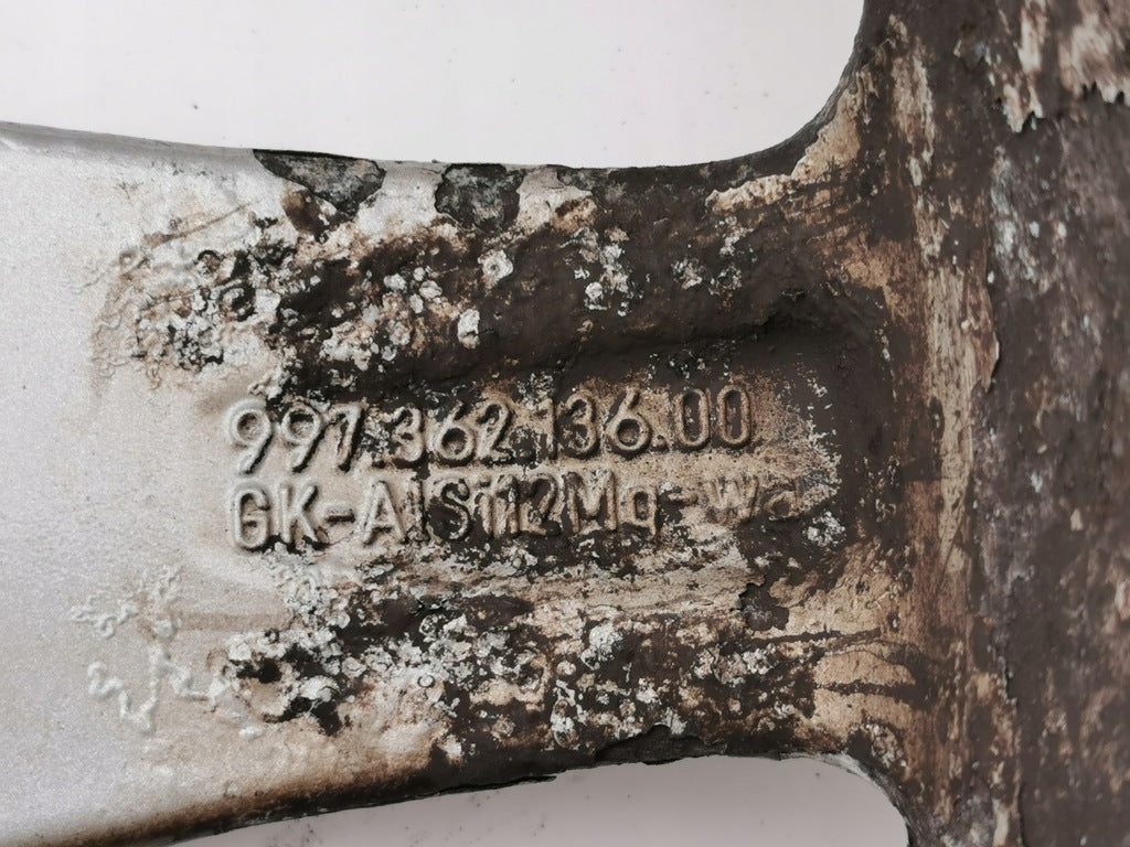 1x Alufelge 18 Zoll 8.0" 5x130 57ET Glanz Silber 99736213600 Porsche 911 997 FEL2521124725zx