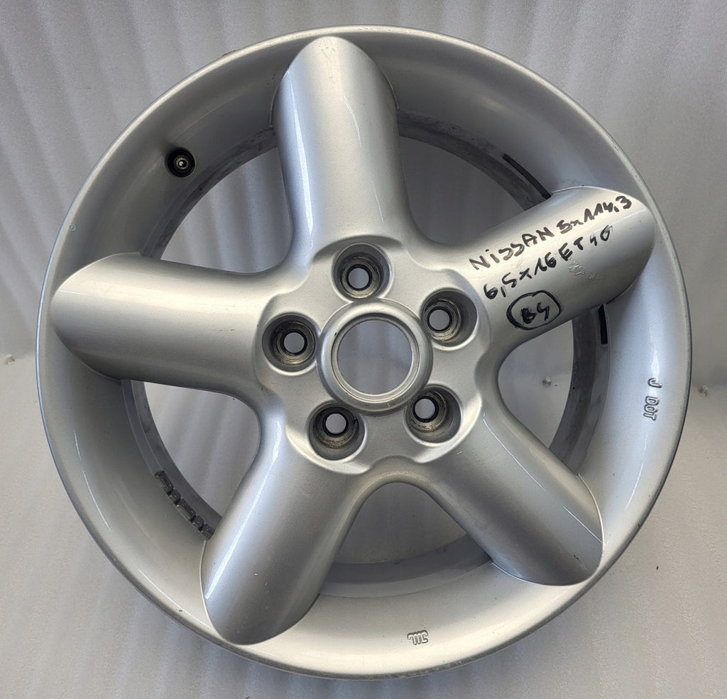 1x Alufelge 16 Zoll 6.5" 5x114.3 40ET MB35N11601 MA-DAR81 Nissan X-Trail FEL7117786783sa