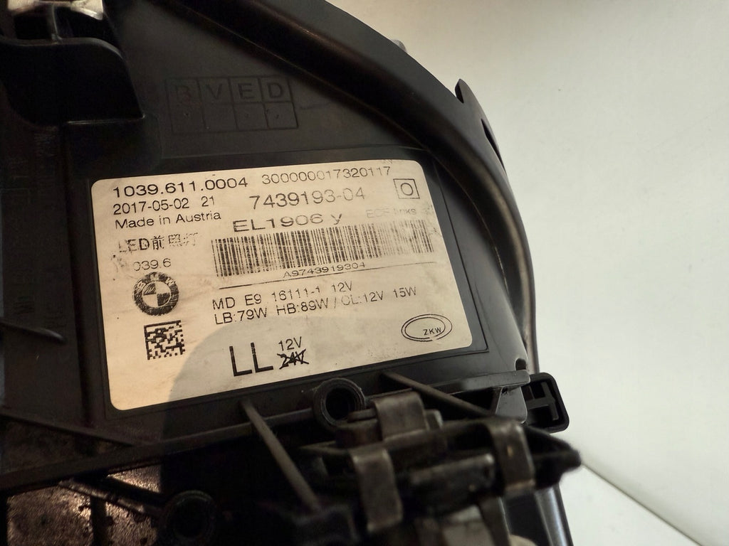 Frontscheinwerfer BMW 5 G31 G30 7439193-04 Full LED Links Scheinwerfer Headlight SCH4940034371id