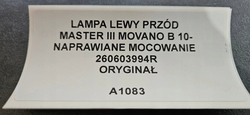 Frontscheinwerfer 260603994R Links Scheinwerfer Headlight