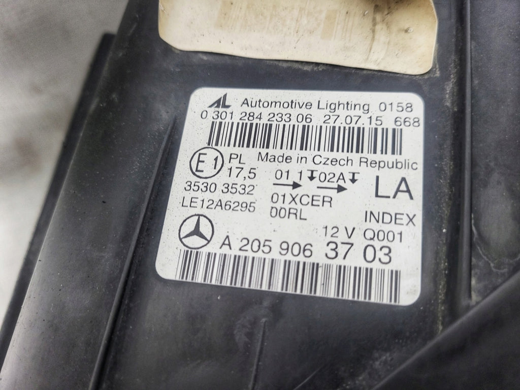 Frontscheinwerfer Mercedes-Benz W205 2059063703 Links Scheinwerfer Headlight SCH6192285912km