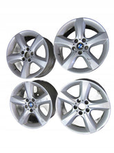 Laden Sie das Bild in den Galerie-Viewer, 4x Alufelge 18 Zoll 8.5" 5x120 46ET Glanz Silber 6772243 BMW X5 E70 Rim Wheel FEL3815715860rh
