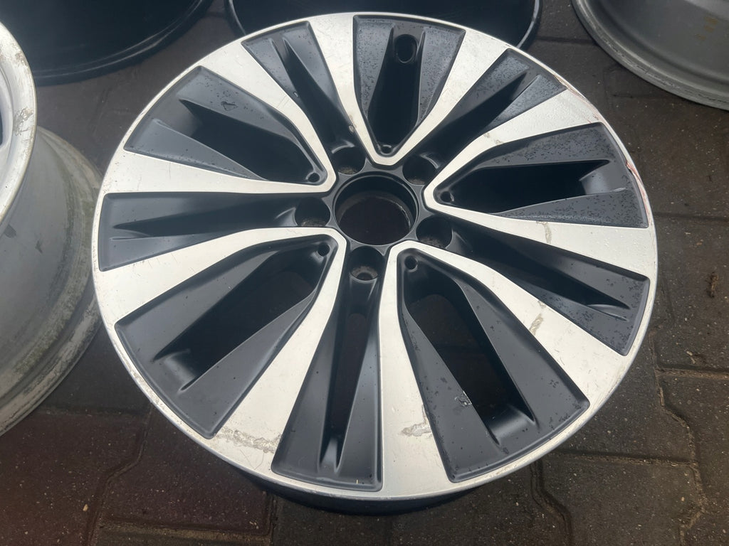 1x Alufelge 17 Zoll 6.5" 5x112 44ET Matt Schwarz A1774011000 Mercedes-Benz W177