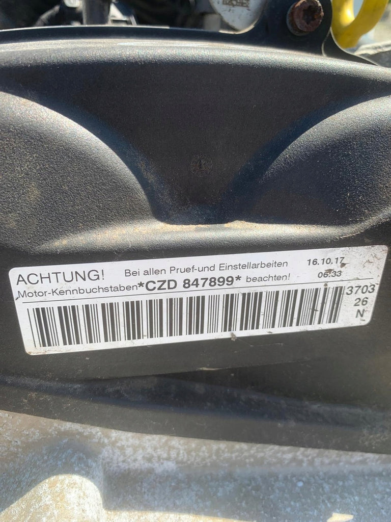 Motor VW CZD 1.4 TSI 2017 Benzin Engine Komplett