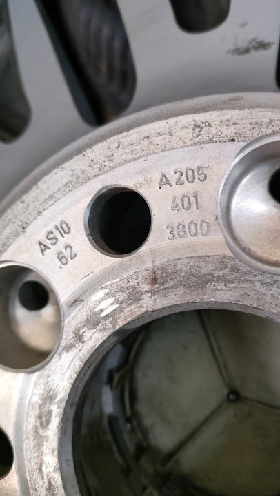 4x Alufelge 17 Zoll 8.0" 5x112 54ET A2054013800 Mercedes-Benz W205 Rim Wheel FEL2745828585gv