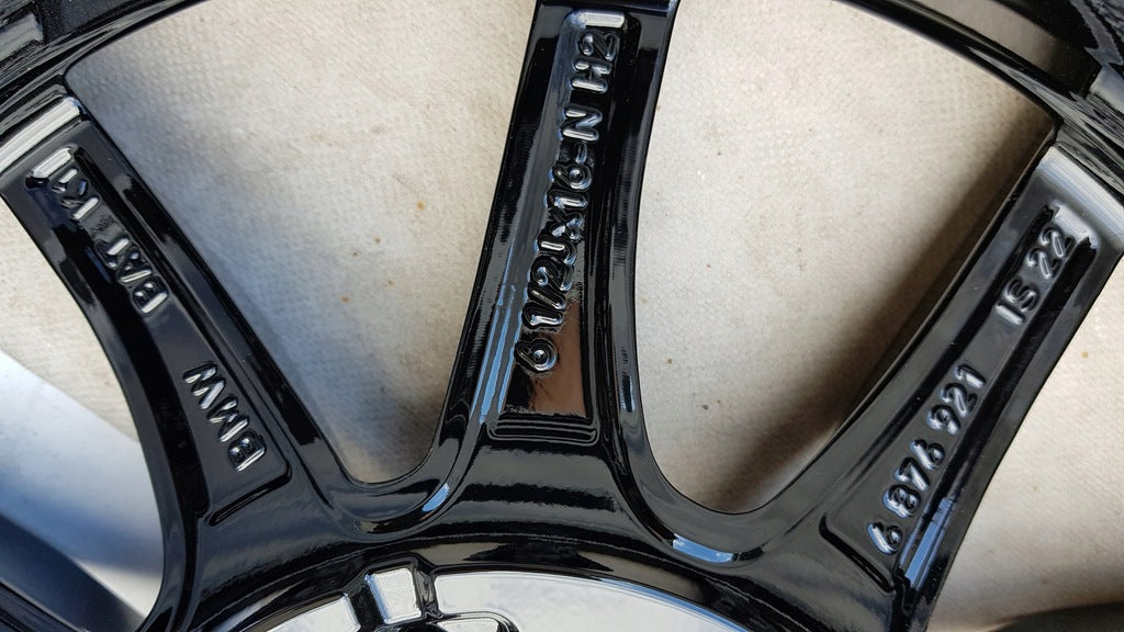 4x Alufelge 16 Zoll 6.5" 5x112 22ET Glanz Schwarz 6876921 BMW 3 G21 G20 FEL4391903376xr