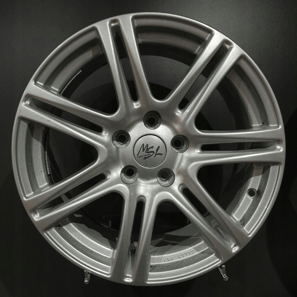 4x Alufelge 17 Zoll 7.5" 5x112 45ET Glanz Silber Mercedes-Benz Coupe Rim Wheel FEL6192973434xn