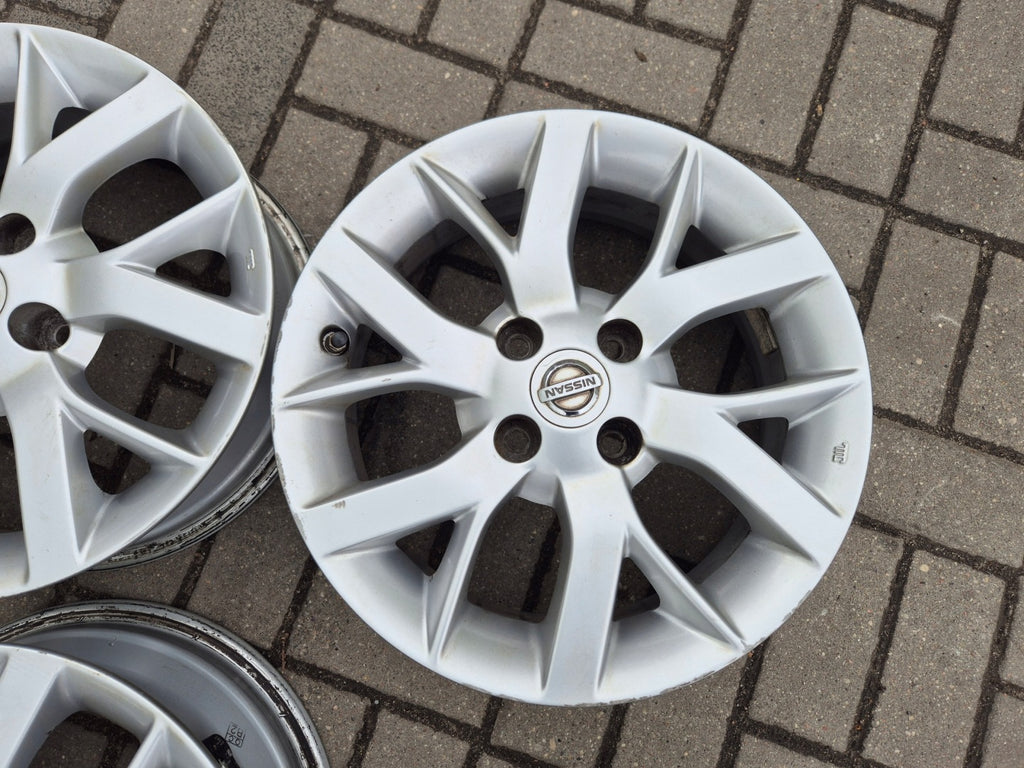 4x Alufelge 15 Zoll 5.5" 4x100 40ET Glanz Silber 87169090 Nissan Micra I FEL7060816306ou