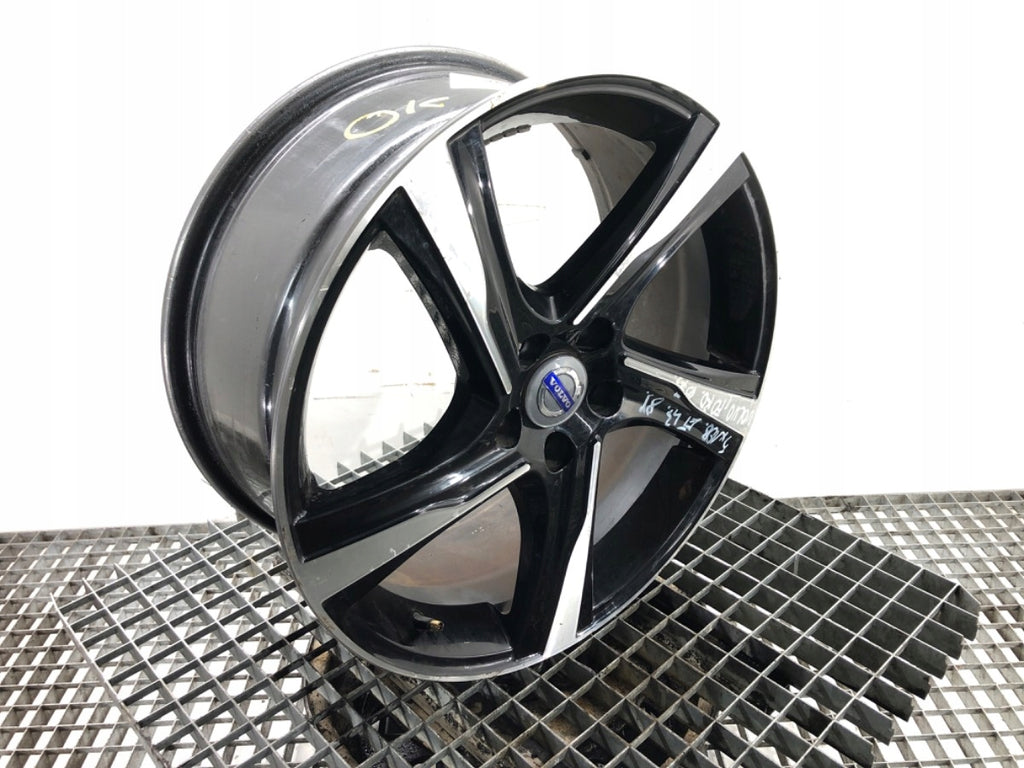 1x Alufelge 18 Zoll 8.0" 4x108 43ET Glanz Schwarz LORK500719 Volvo Rim Wheel