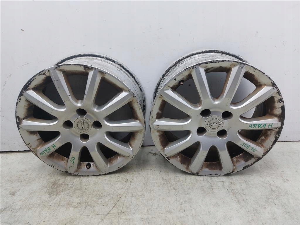 4x Alufelge 16 Zoll 6.5" 4x100 37ET Matt Silber Opel Astra H Zafira B Rim Wheel FEL3218625130ix