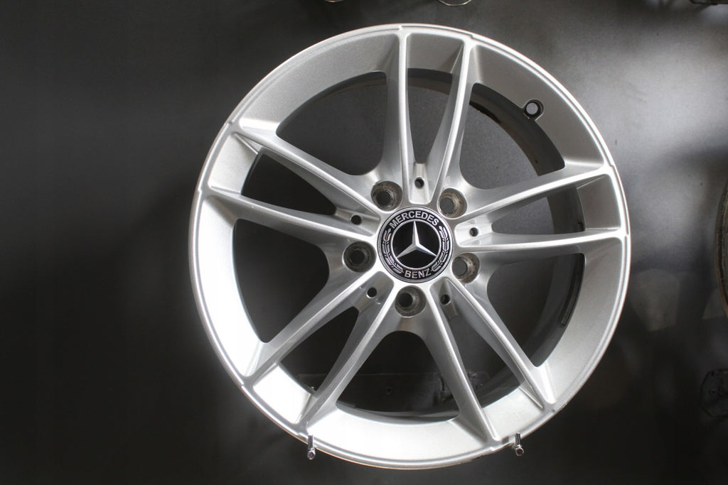 4x Alufelge 16 Zoll 6.5" 5x112 44ET A1774010100 Mercedes-Benz W176 Rim Wheel FEL9003211453mp