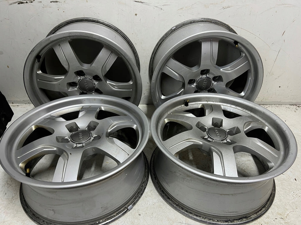 4x Alufelge 17 Zoll 7.5" 5x112 28ET Glanz Silber 8T0601025B Audi Rim Wheel FEL8094921052ac