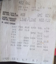 Load image into Gallery viewer, Motor Audi A6 A8 ASB 3.0 TDI 233PS 171kW Diesel Engine Komplett MOT2072490237uh