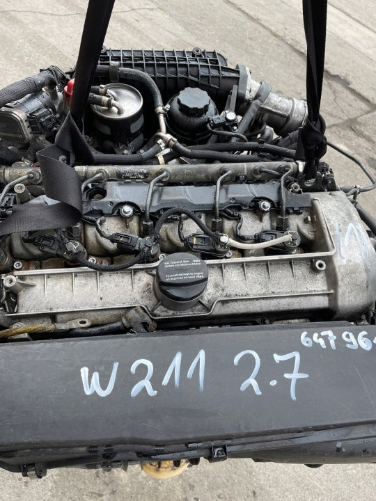Motor Mercedes-Benz W211 OM647961 2.7 2000 Diesel Engine Komplett MOT9245607235gy