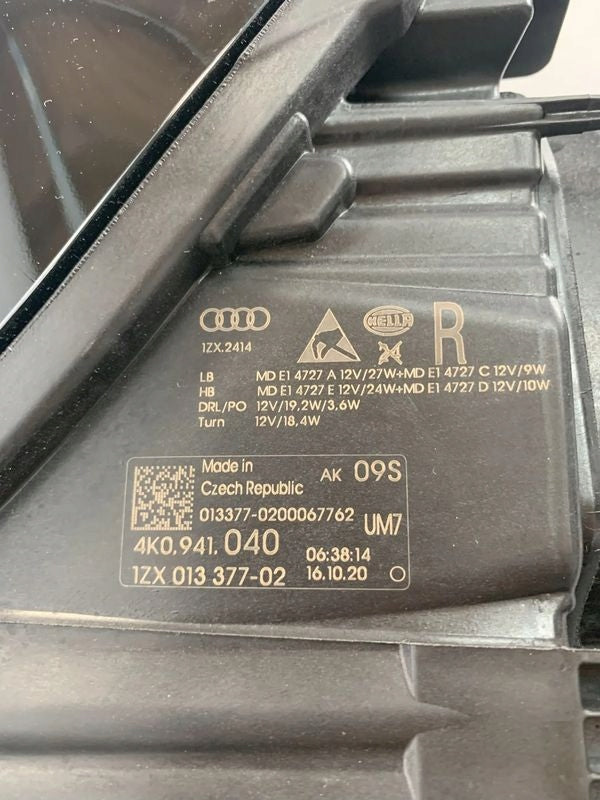 Frontscheinwerfer Audi A6 4K0941040 Rechts Scheinwerfer Headlight SCH6680886560zf