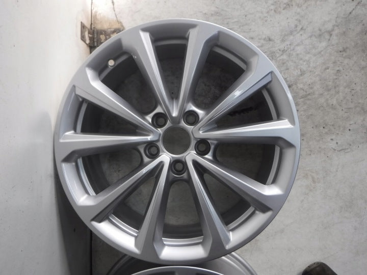 1x Alufelge 18 Zoll 8.0" 5x112 40ET Glanz Silber 8B3601025D Audi A5 I Rim Wheel FEL9334107086im