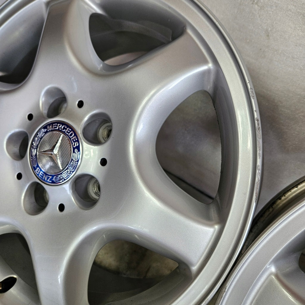 4x Alufelge 16 Zoll 7.0" 5x112 37ET A2084010502 Mercedes-Benz Cla Clk Slc Slk FEL7007561315nr