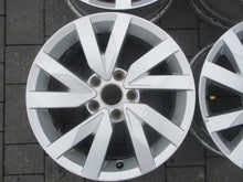 Laden Sie das Bild in den Galerie-Viewer, 4x Alufelge 16 Zoll 6.5" 5x112 41ET Glanz Silber 3G0601025A Skoda I Rim Wheel FEL4936431459nv