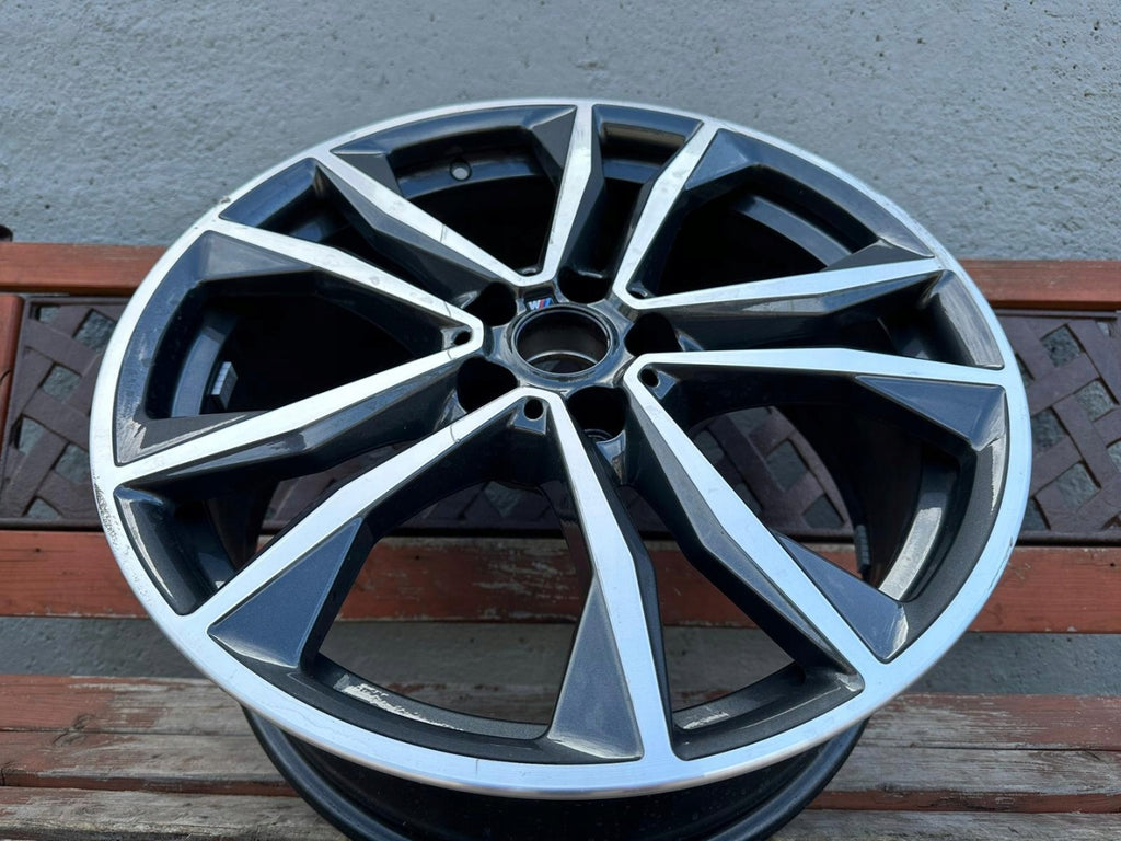 1x Alufelge 19 Zoll 8.0" 5x112 47ET Glanz Schwarz 8008616 BMW F39 X1 F48 FEL7663074646uk