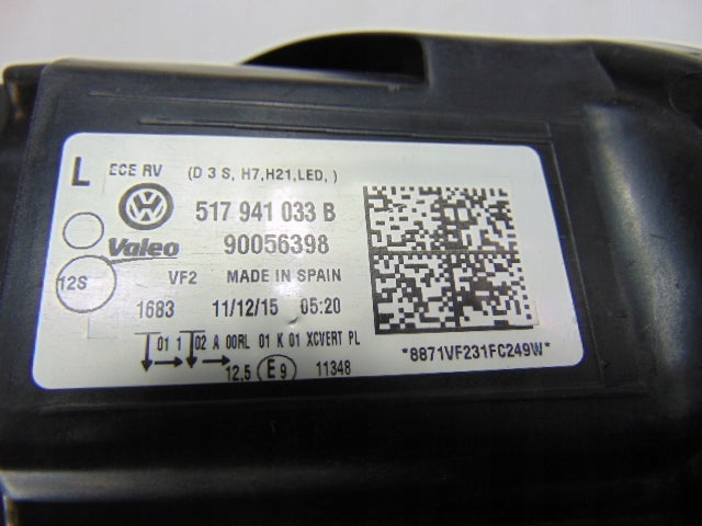 Frontscheinwerfer VW Sportsvan 51794033B Xenon Links Scheinwerfer Headlight