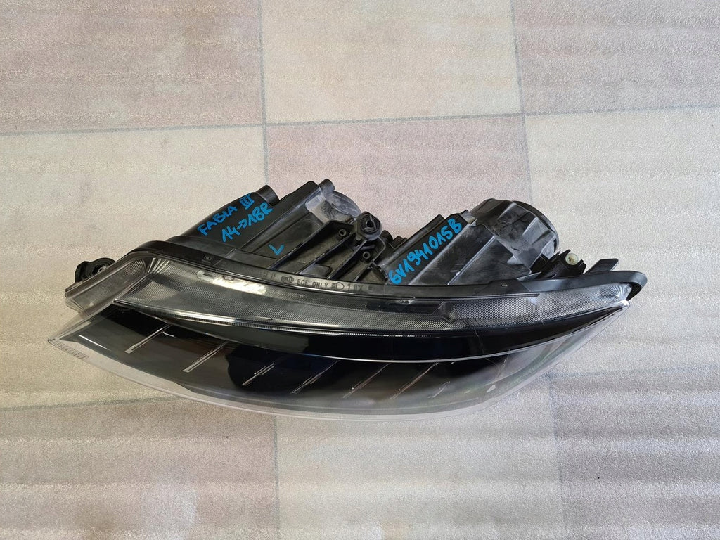 Frontscheinwerfer Skoda Fabia 6V1941015B Links Scheinwerfer Headlight