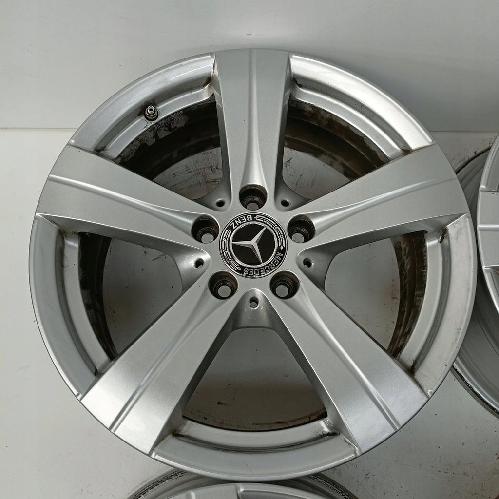4x Alufelge 17 Zoll 7.0" 5x112 44 5ET Glanz Silber A2064017200 Mercedes-Benz FEL7827237742bh