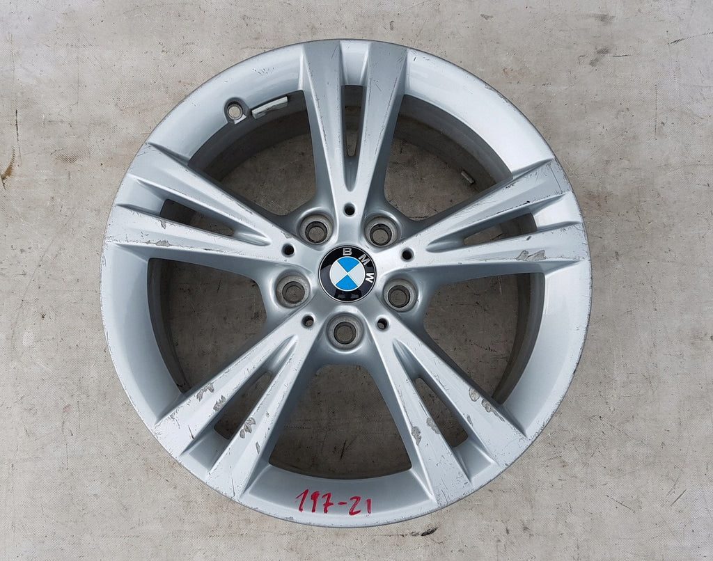 1x Alufelge 17 Zoll 7.5" 5x112 54ET Glanz Silber 6855086 BMW 2 F45 F46 Rim Wheel